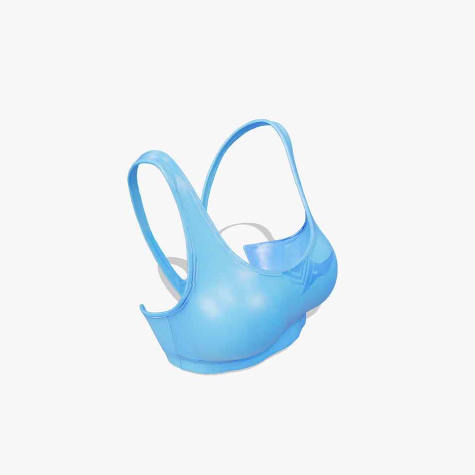 Blue Sports Bra D Model Pack